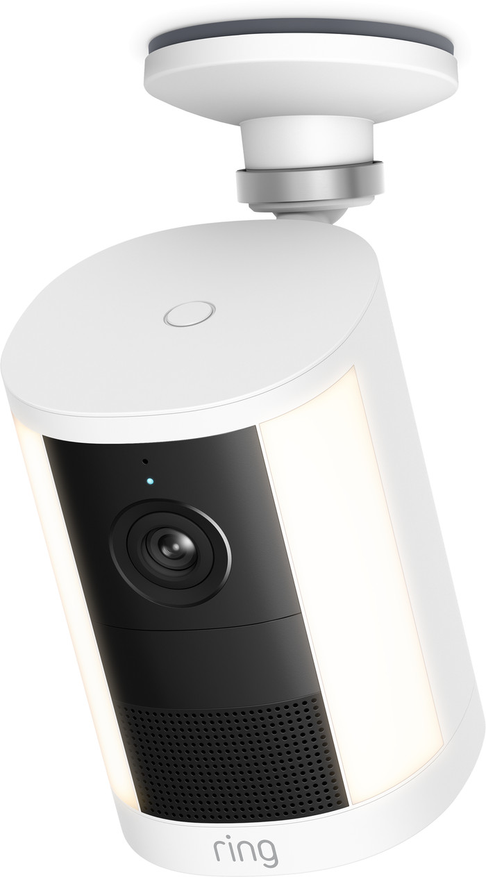 Ring Spotlight Camera 2e Generatie Stekker Wit rechterkant