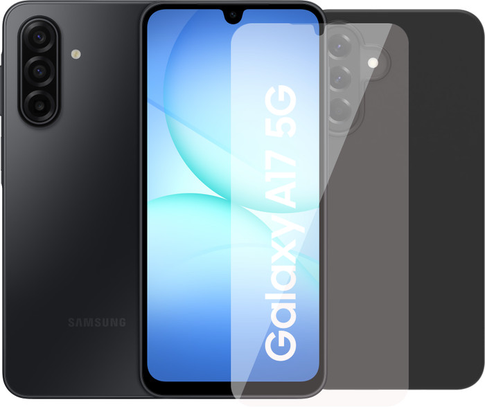 Samsung Galaxy A17 128GB Zwart 5G + Accessoirepakket Main Image