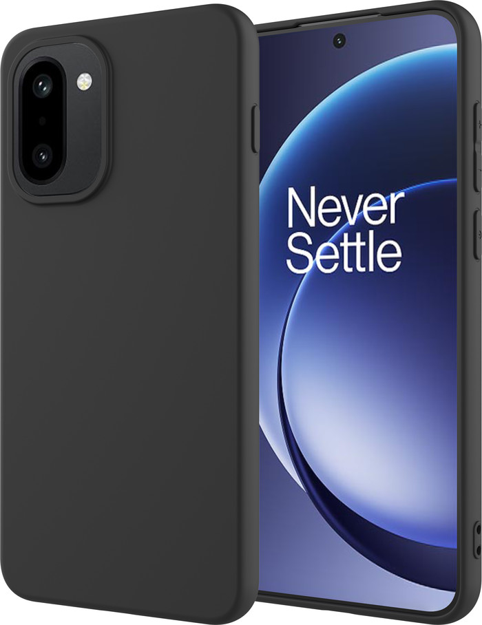 Just in Case Rugged OnePlus 15R Back Cover Zwart rechterkant