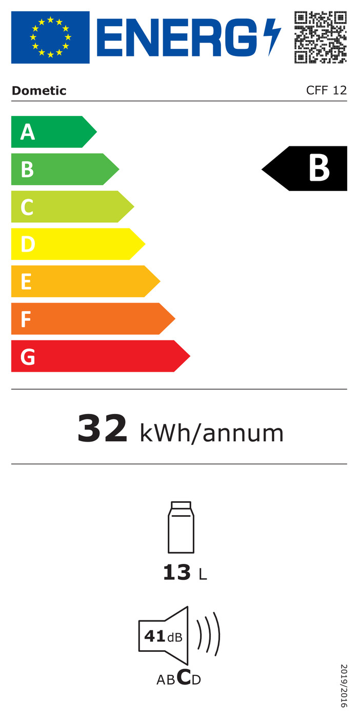 Dometic CFF-12 energy label