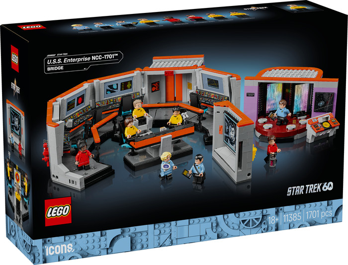 LEGO Icons Star Trek: U.S.S. Enterprise NCC-1701 Brug 11385 verpakking