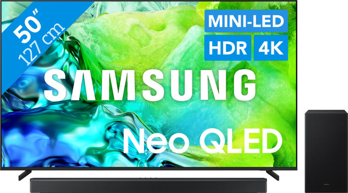 Samsung Neo QLED 50" QN80H (2026) + Samsung HW-B750F (2025) Main Image