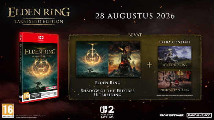 Elden Ring Tarnished Edition Nintendo Switch 2 accessoire