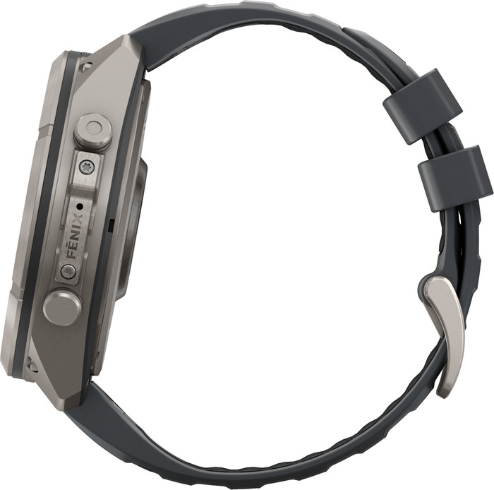 Garmin Fenix 9 Pro Zwart LTE 51mm linkerkant