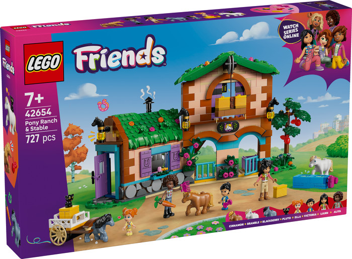 LEGO Friends Pony Ranch and Stable 42654 packaging