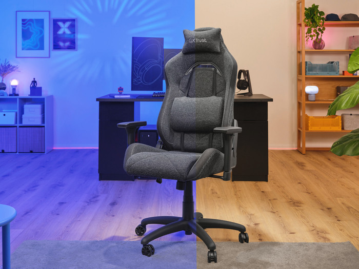 Trust GXT 723 Ruya Gaming Stoel Grijs visual leverancier