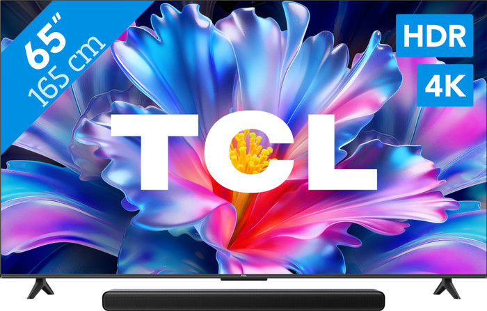 TCL 65" QLED P6L 4K (2026) + TCL S45H 2.0 Soundbar Main Image
