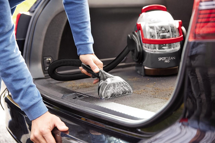 BISSELL 1558N SpotClean Pro product in use