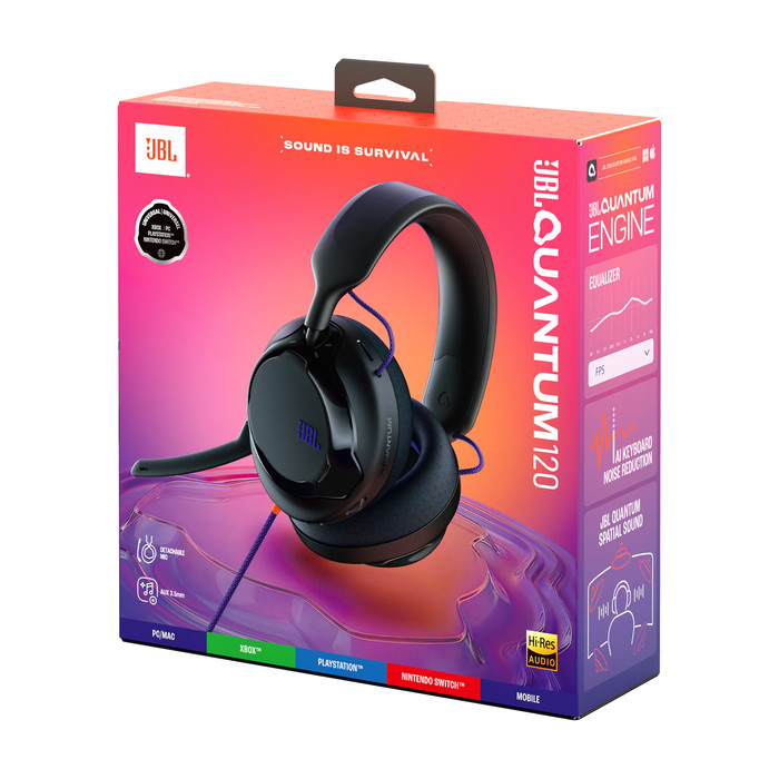 JBL Quantum 120 Black packaging