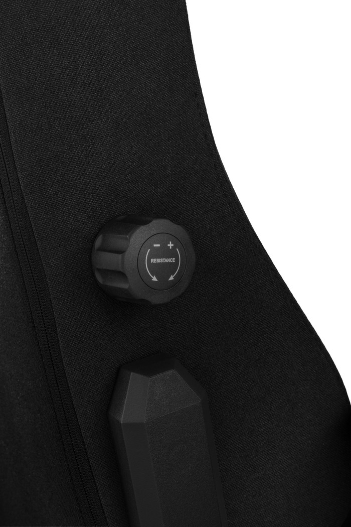 Vortech Pro Gamestoel Zwart + Vloermat detail