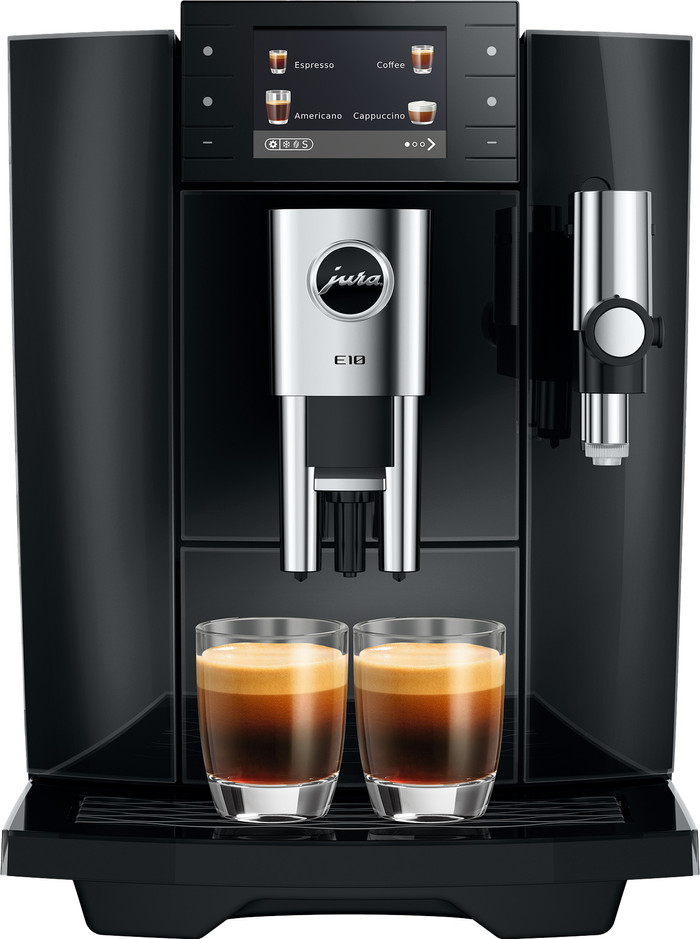 JURA E10 Diamond Black (EA) voorkant
