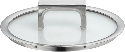 WMF Ultimate Cool Pannenset 5-delig + glazen deksel detail