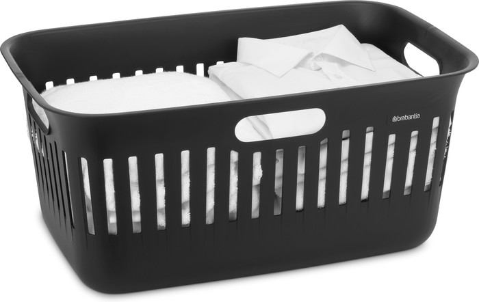 Brabantia Collect-It Wasmand 40 liter - Set van 2 - Zwart product in gebruik