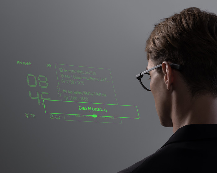 EvenRealities Even G2B Smart Glasses Brown product in use