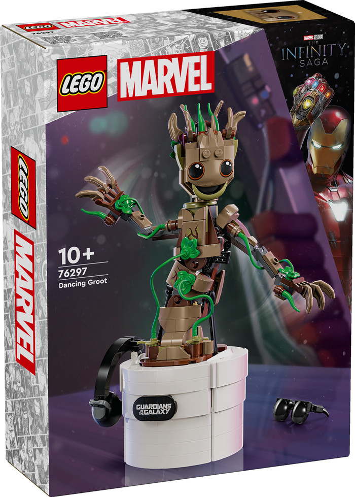 LEGO Marvel Dancing Groot 76297 packaging