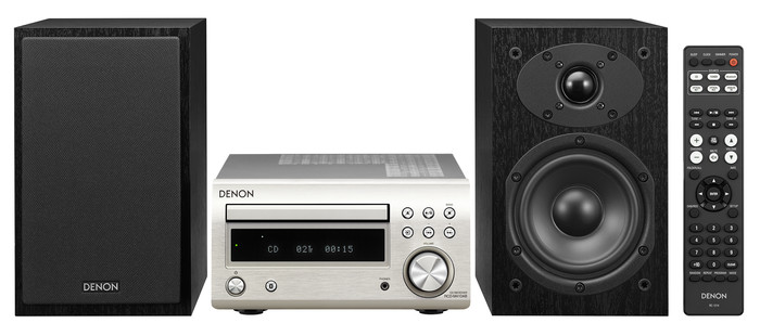 Denon D-M41DAB Zilver/Zwart Main Image