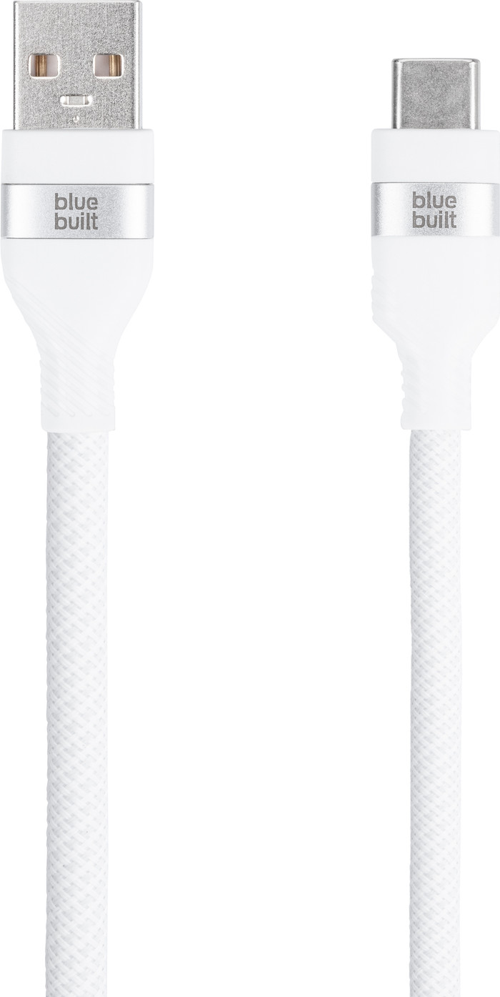 BlueBuilt Usb A naar Usb C Kabel 1,5m Nylon Wit Main Image
