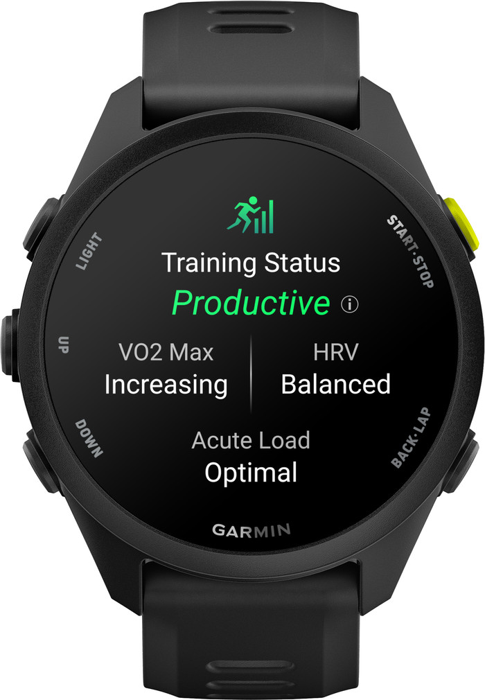 Garmin Forerunner 70 43 mm Zwart voorkant