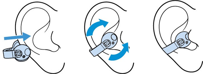 Sennheiser Accentum Clip Creme visual leverancier