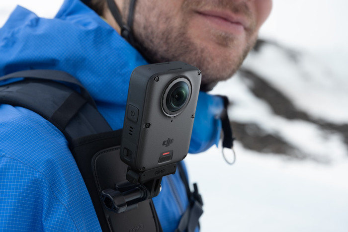 DJI Osmo 360 II Adventure Combo product in gebruik