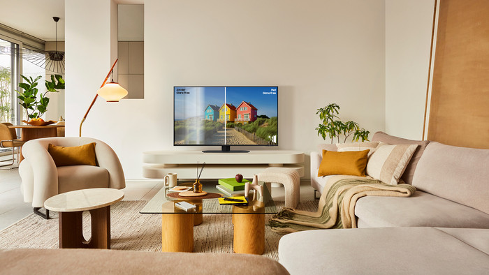 Samsung 75 inches The Frame Pro LS03FW 4K (2025) product in use