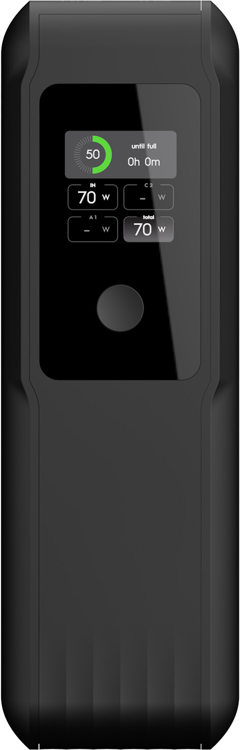 Xtorm NextGen 70W Powerbank 27.000mAh Zwart linkerkant