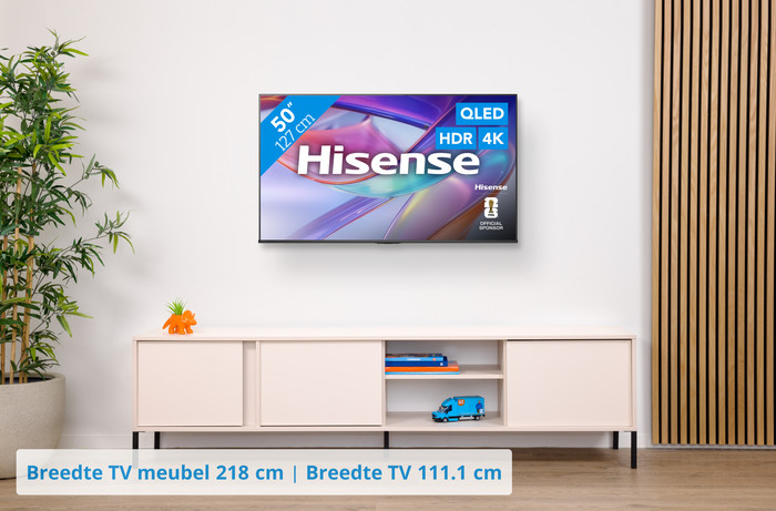 Hisense QLED 50" E79S (2026) visual Coolblue 1