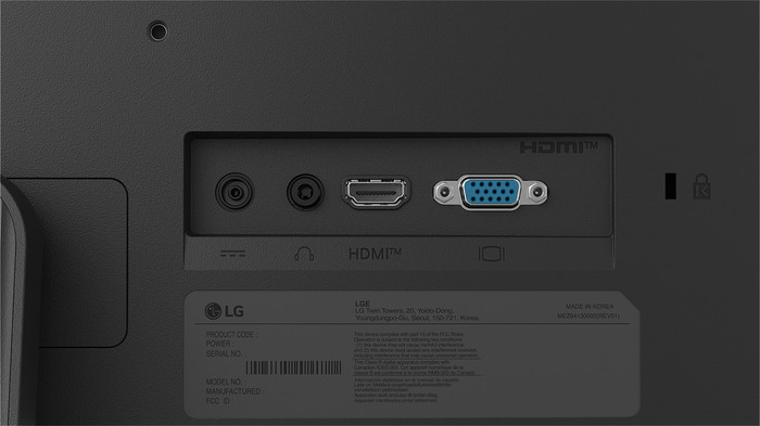 LG 24U411B-B detail