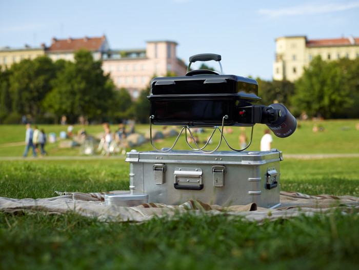 Weber Go-Anywhere Gas product in gebruik