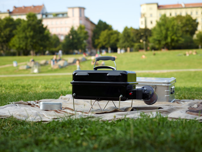 Weber Go-Anywhere Gas product in gebruik