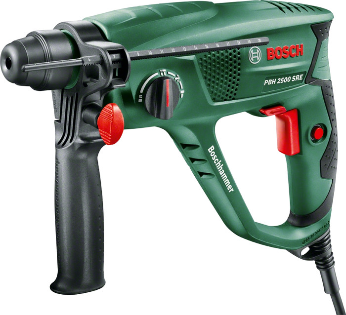 Bosch PBH 2500 SRE + 6-piece SDS Plus Drill Bit Set null