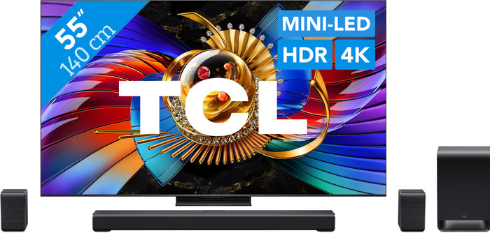 TCL SQD Mini-led 55" 80L (2026) + TCL S65K Main Image