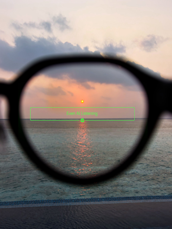 EvenRealities Even G2B Smart Glasses Brown product in use