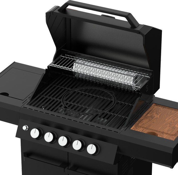 Grill Guru Gas Brander 3 binnenkant