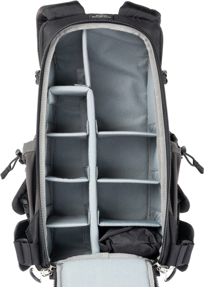Think Tank BackLight Sprint Slate Zwart binnenkant