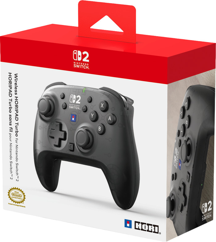 Hori Wireless HORIPAD Turbo Nintendo Switch 2 Controller verpakking