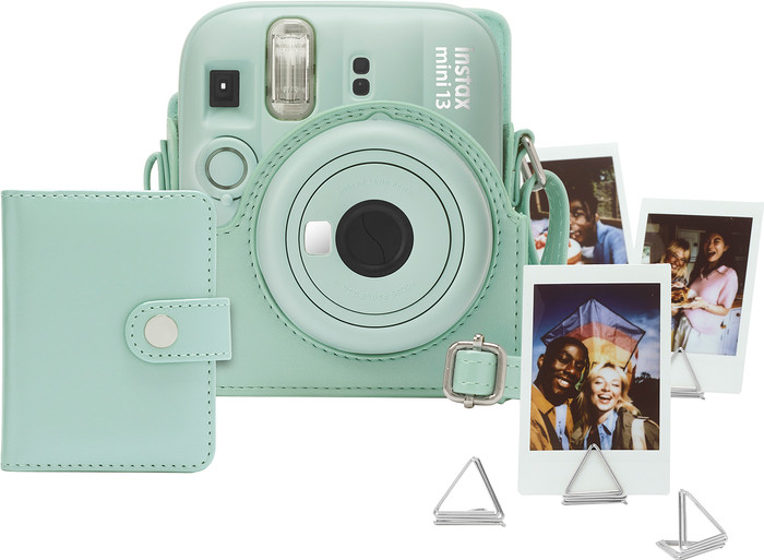Fujifilm Instax Mini 13 Accessoire Kit Lagoon Green voorkant