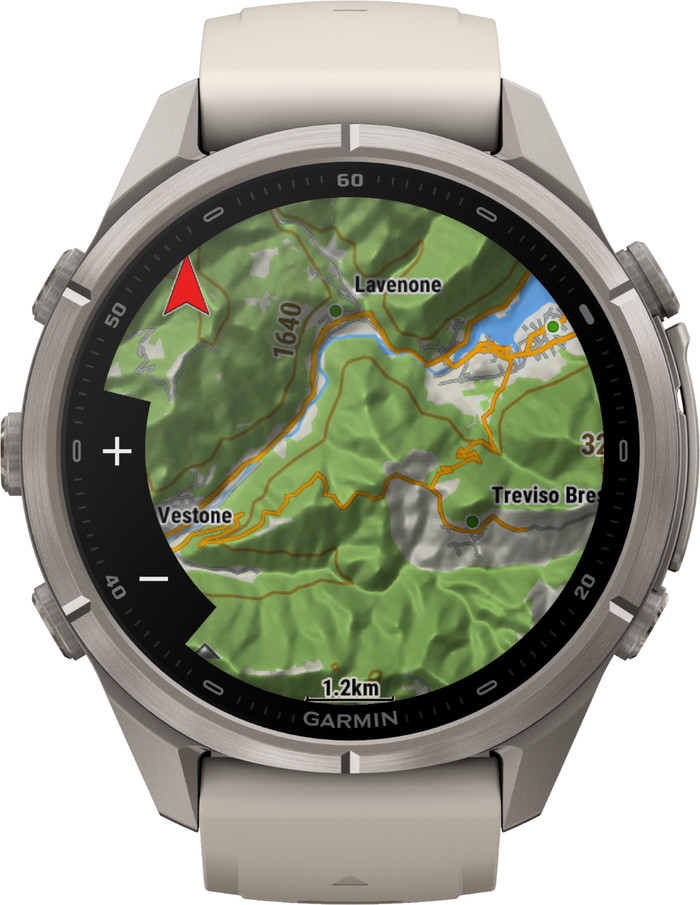 Garmin Fenix 9 Pro Titanium LTE 43mm voorkant