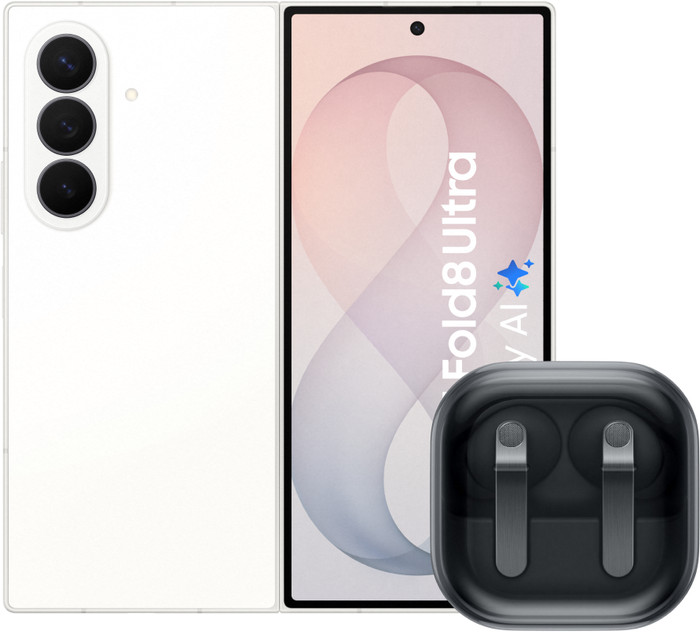Samsung Galaxy Z Fold 8 Ultra 256GB Wit 5G + Samsung Galaxy Buds4 Pro Zwart Main Image