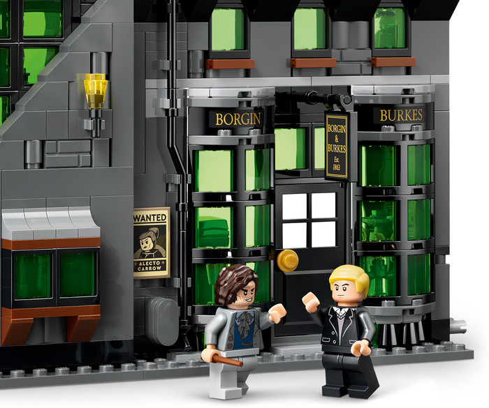 LEGO Harry Potter Verdonkeremaansteeg Tovenaarswinkels 76471 detail