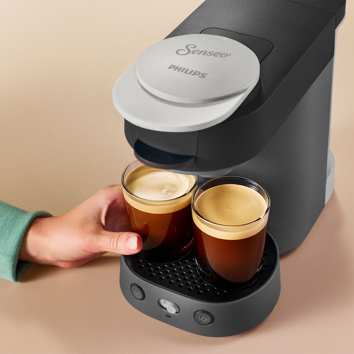 Philips koffiepadmachine Senseo Vibe CSA225/65 product in gebruik