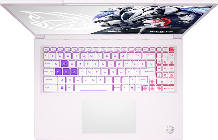 MSI Raider A16 HX MLG Edition E8WGK-077NLY bovenkant
