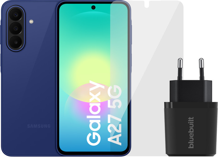 Samsung Galaxy A27 128GB Blauw 5G + Basis Accessoirepakket Main Image