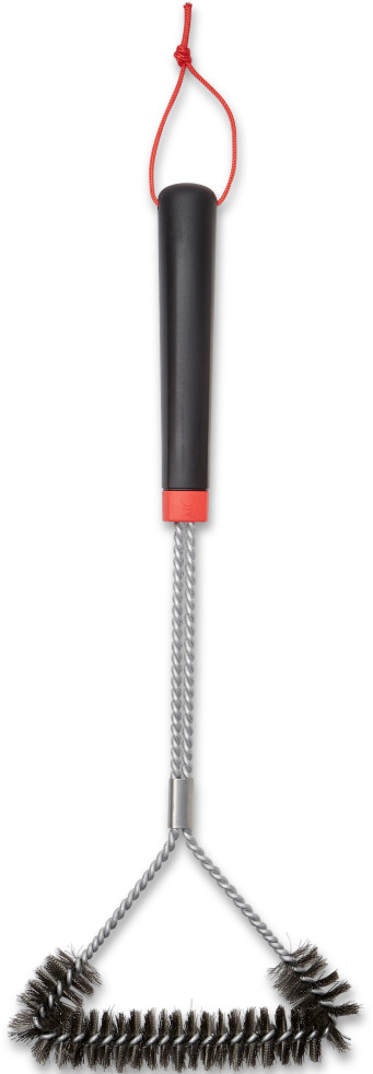 Weber Grillborstel Driezijdig 46 cm voorkant