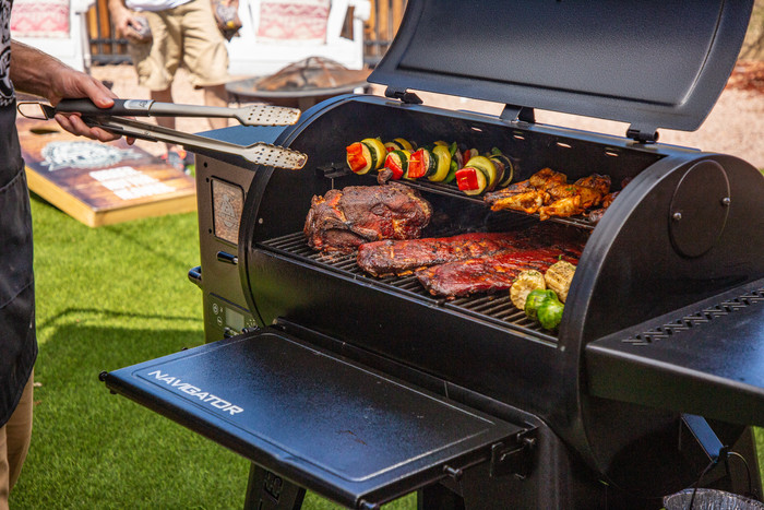 Pit Boss Navigator 850 product in use