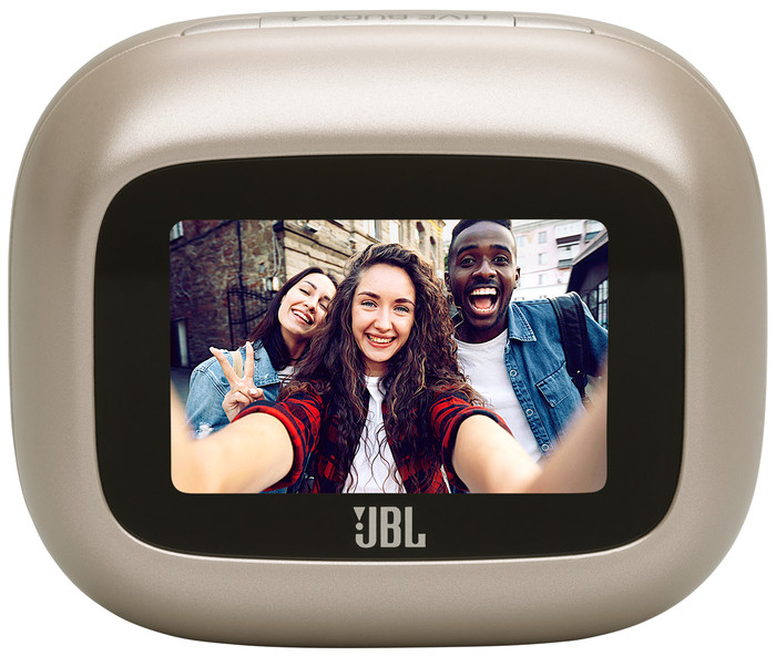 JBL Live Buds 4 Champagne front