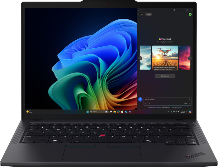 Lenovo ThinkPad T14 Gen 6 (AMD) Copilot+ PC - 21QJ0053MH QWERTY voorkant