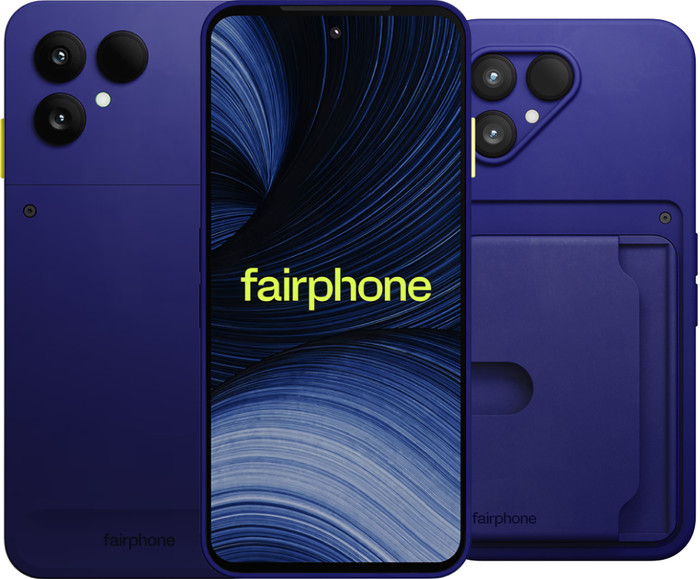 Fairphone 6+ 256GB Blauw 5G + Fairphone 6+ Protective Back Cover Blauw Main Image