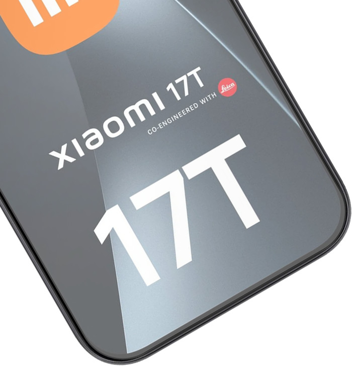 Just In Case Tempered Glass Xiaomi 17T Screenprotector detail
