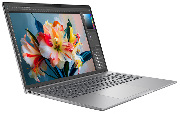 HP ZBook 8 G2i 16'' Copilot+ PC E7WP7ET QWERTY linkerkant
